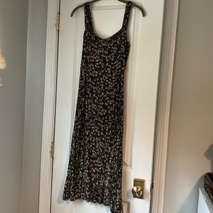Zara Floral Slit Dress Size XS